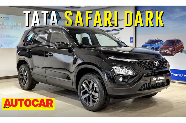 2022 Tata Safari Dark first look video